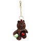 Sprayground Μπρελόκ Bubbly Brown Check Bear Keychain